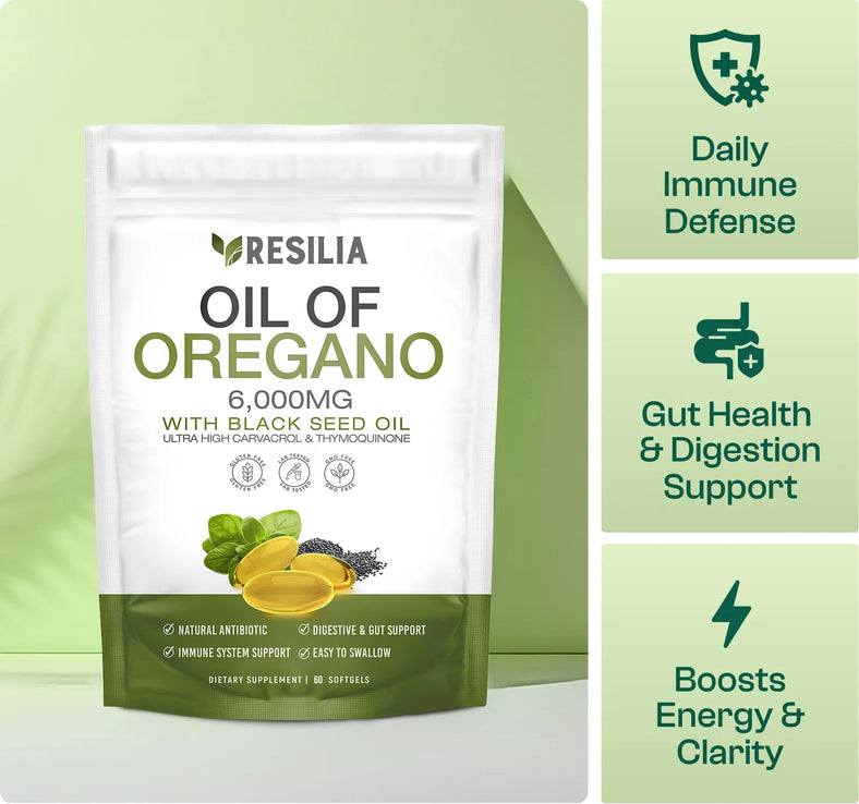 Nitro Oil Of Oregano Softgels front view